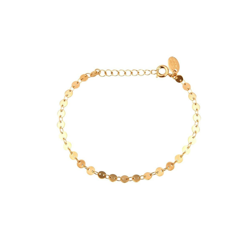 Bracelet Mini Pastille - Doré - Caroline Najman - The Bradery