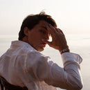 Bracelet - Régate - Bleu Ciel Et Beige - Le Vent à la Française - The Bradery