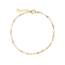 Bracelet Tuttifrutti - Or / Blanc - Nilaï - The Bradery