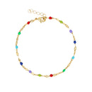 Bracelet Tuttifrutti - Or / Multicouleur - Nilaï - The Bradery