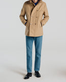 Camel Recycled Wool Blend Coat - Camel - De Fursac - The Bradery