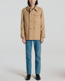 Camel Recycled Wool Blend Coat - Camel - De Fursac - The Bradery