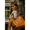 Amy Tote Bag - Camel - Christian Laurier - The Bradery