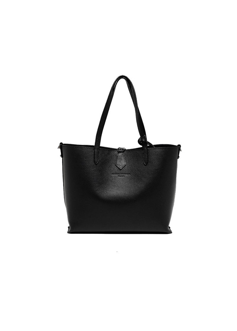 Cabas Elix - Noir - Maison Heritage - The Bradery