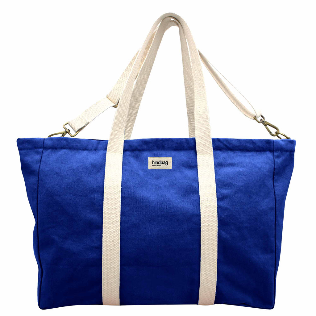 Jean tote bag - Electric Blue - Hindbag - The Bradery
