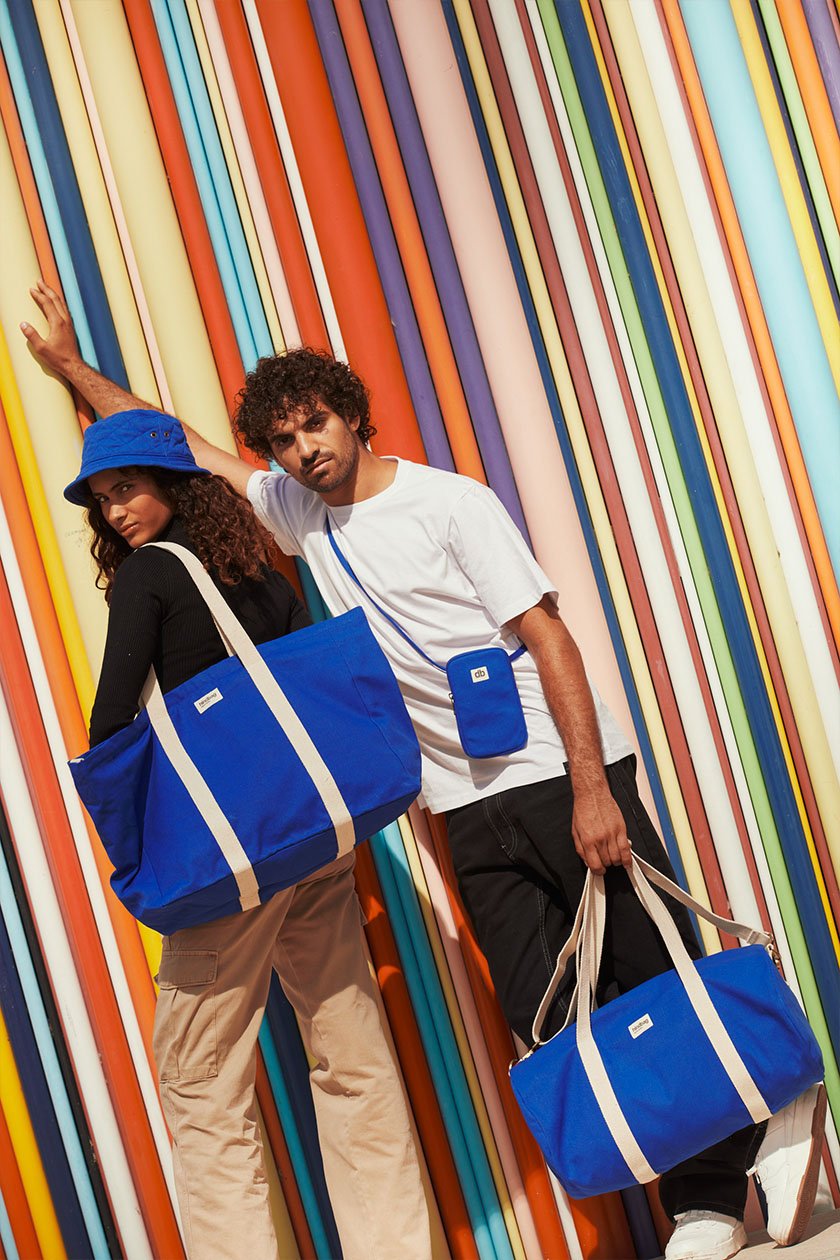 Jean tote bag - Electric Blue - Hindbag - The Bradery