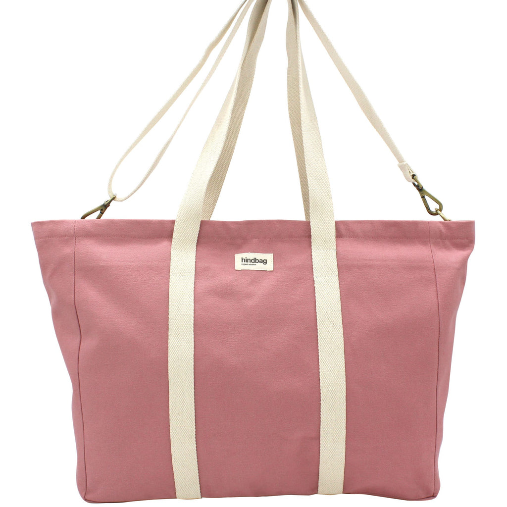 Torba shopper Jean - Pudrowy róż - Hindbag - The Bradery