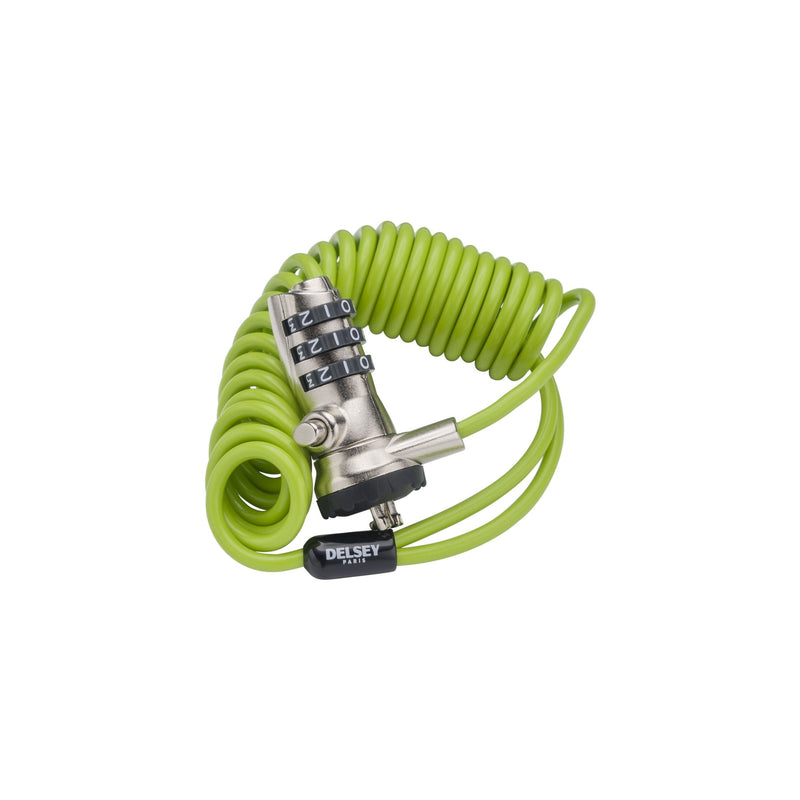 Cable De Securite Pour Ordinateur - Vert - Delsey Paris - The Bradery