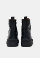 Camille - Cuir Brillant Noir - Bons Baisers - The Bradery