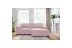Compact fixed NIHAD corduroy corner sofa - Right-hand corner - BOBOCHIC - The Bradery