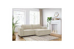 Compact fixed NIHAD corduroy corner sofa - Right-hand corner - BOBOCHIC - The Bradery