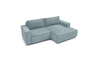 Compact fixed NIHAD corduroy corner sofa - Right-hand corner - BOBOCHIC - The Bradery