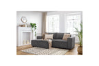 NIHAD compact fixed corner sofa in corduroy - Left-hand corner - BOBOCHIC - The Bradery