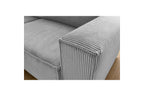 NIHAD compact fixed corner sofa in corduroy - Left-hand corner - BOBOCHIC - The Bradery