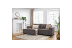 NIHAD compact fixed corner sofa in corduroy - Left-hand corner - BOBOCHIC - The Bradery