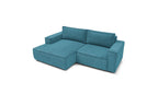 Compact fixed NIHAD corduroy corner sofa - Left-hand corner - BOBOCHIC - The Bradery