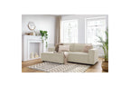 NIHAD compact fixed corner sofa in corduroy - Left-hand corner - BOBOCHIC - The Bradery
