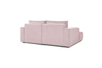 NIHAD compact fixed corner sofa in corduroy - Left-hand corner - BOBOCHIC - The Bradery