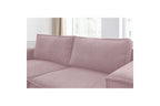 NIHAD compact fixed corner sofa in corduroy - Left-hand corner - BOBOCHIC - The Bradery