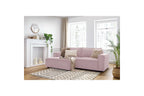 NIHAD compact fixed corner sofa in corduroy - Left-hand corner - BOBOCHIC - The Bradery