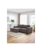 NIHAD compact fixed corner sofa in corduroy - Left-hand corner - BOBOCHIC - The Bradery