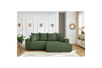 ENJOY fixed corner sofa in corduroy - Right-hand corner - BOBOCHIC - The Bradery