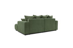 ENJOY fixed corner sofa in corduroy - Right-hand corner - BOBOCHIC - The Bradery