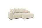 ENJOY fixed corner sofa in corduroy - Right-hand corner - BOBOCHIC - The Bradery