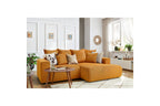 ENJOY fixed corner sofa in corduroy - Right-hand corner - BOBOCHIC - The Bradery