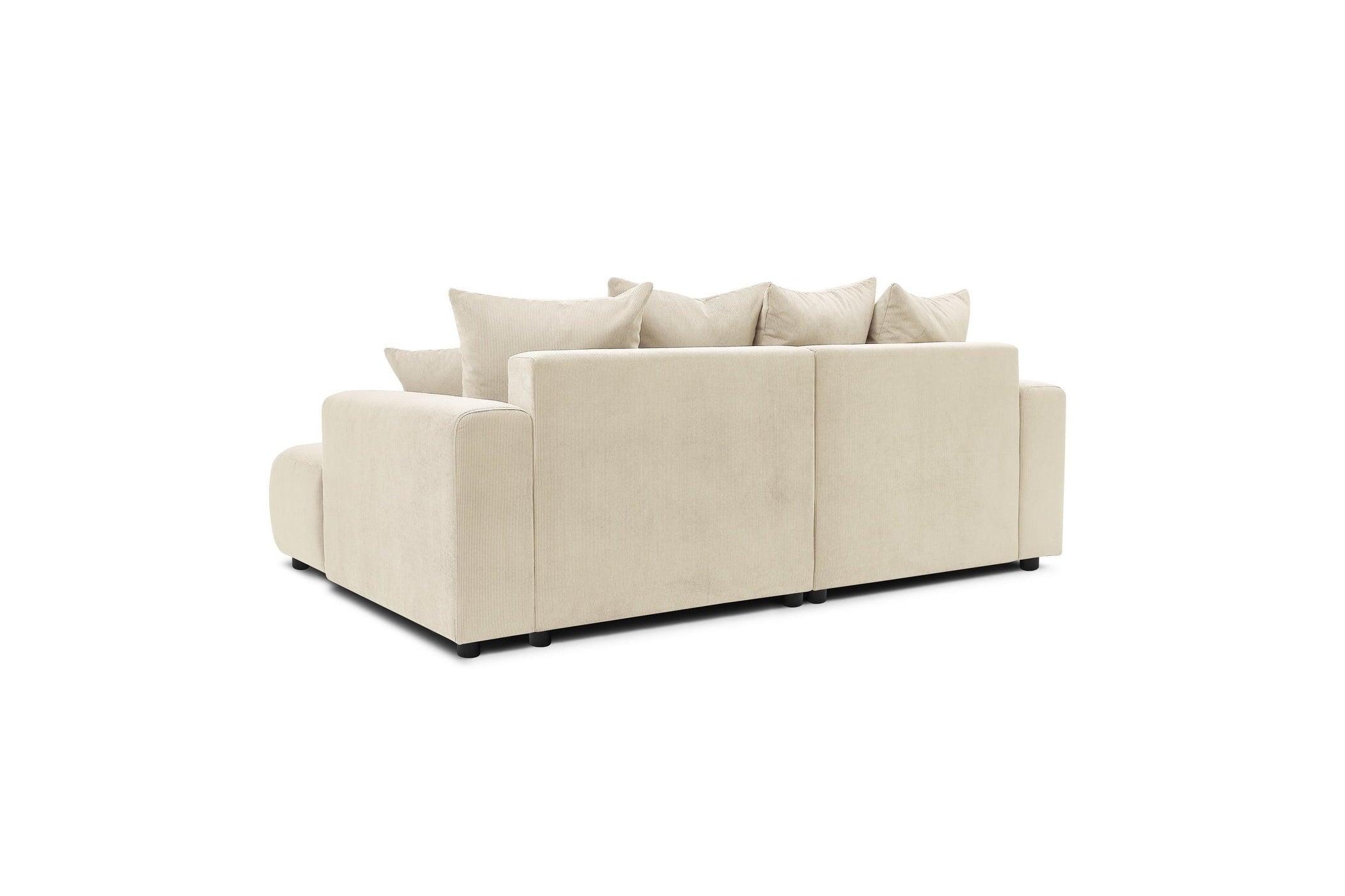 ENJOY fixed corner sofa in corduroy - Right-hand corner - BOBOCHIC - The Bradery