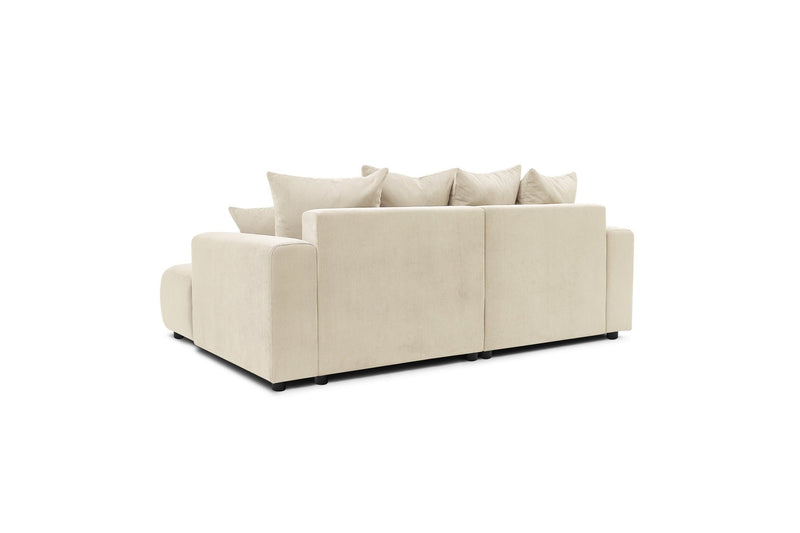 Canapé d'angle fixe ENJOY Velours côtelé - Angle droit - BOBOCHIC - The Bradery