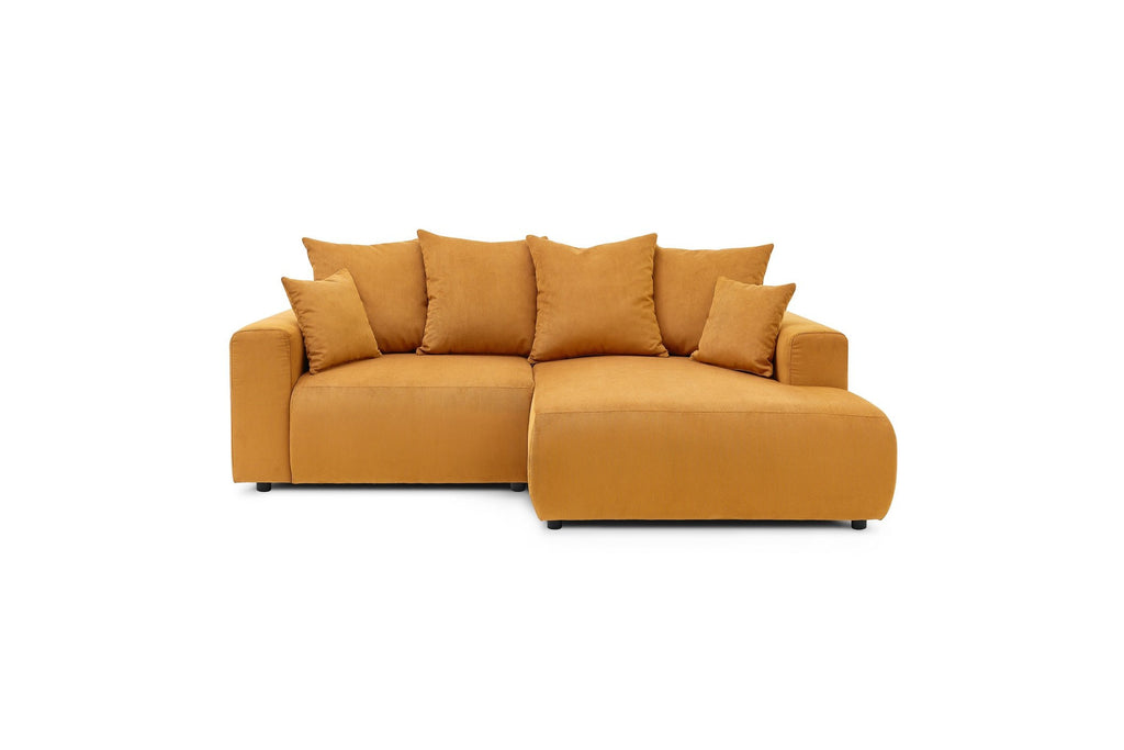 ENJOY fixed corner sofa in corduroy - Right-hand corner - BOBOCHIC - The Bradery
