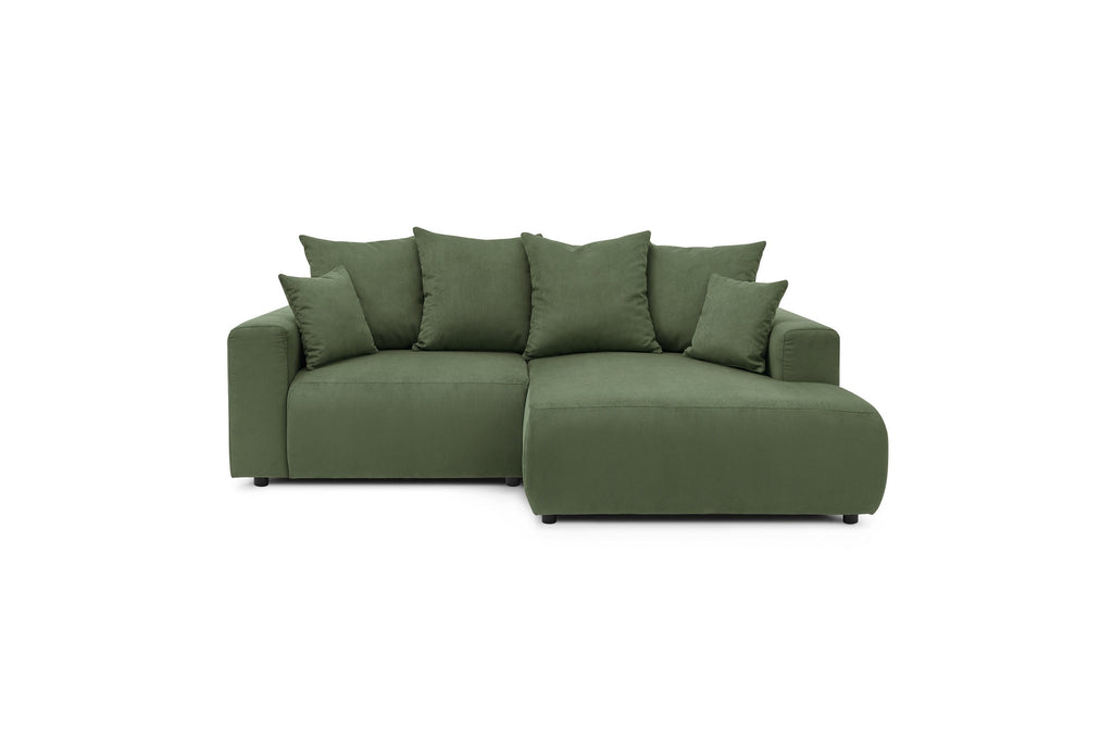 ENJOY fixed corner sofa in corduroy - Right-hand corner - BOBOCHIC - The Bradery