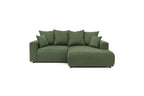 ENJOY fixed corner sofa in corduroy - Right-hand corner - BOBOCHIC - The Bradery