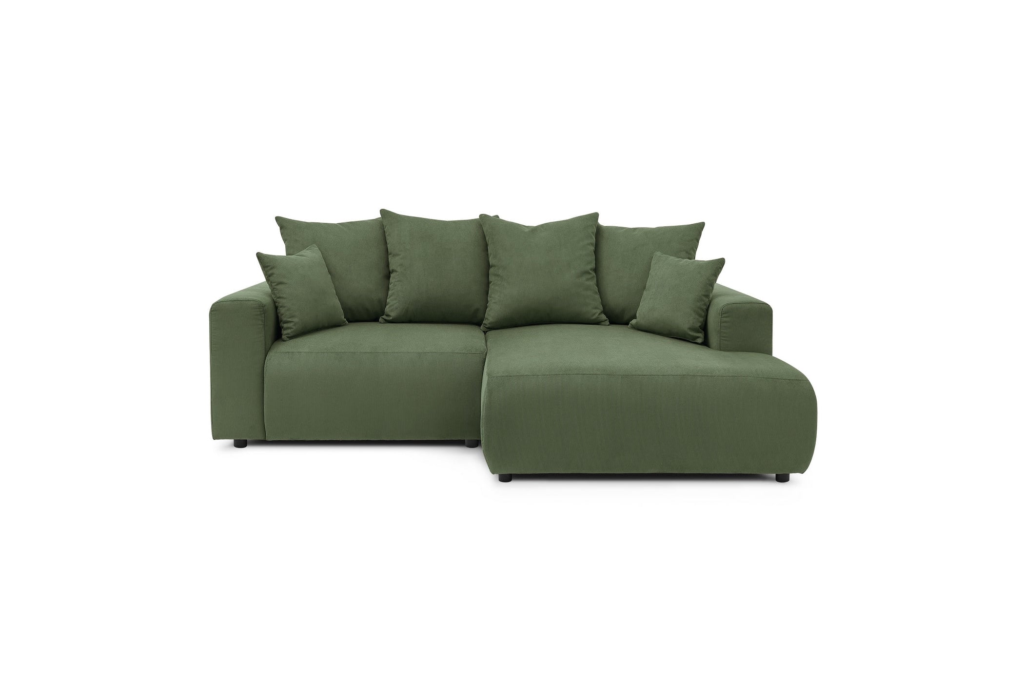 ENJOY fixed corner sofa in corduroy - Right-hand corner - BOBOCHIC - The Bradery