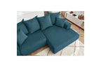 ENJOY fixed corner sofa in corduroy - Right-hand corner - BOBOCHIC - The Bradery