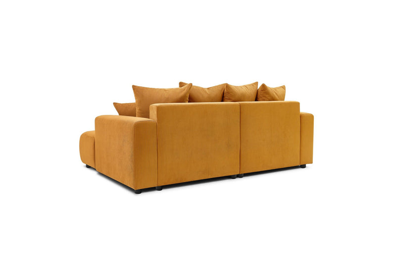 Canapé d'angle fixe ENJOY Velours côtelé - Angle droit - BOBOCHIC - The Bradery