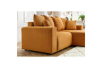 ENJOY fixed corner sofa in corduroy - Right-hand corner - BOBOCHIC - The Bradery