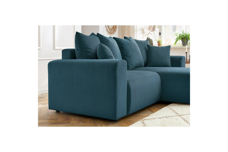 Canapé d'angle fixe ENJOY Velours côtelé - Angle droit - BOBOCHIC - The Bradery