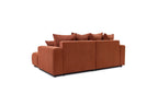 Fixed corner sofa ENJOY Corduroy - Right angle - BOBOCHIC -The Bradery