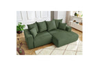 ENJOY fixed corner sofa in corduroy - Right-hand corner - BOBOCHIC - The Bradery