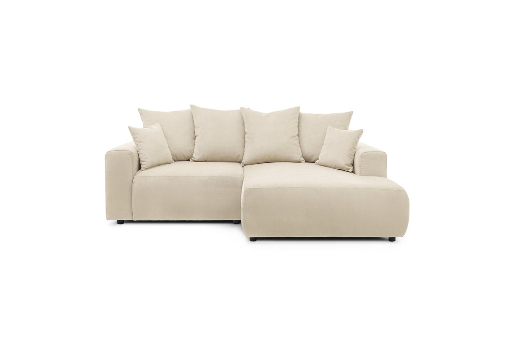 ENJOY fixed corner sofa in corduroy - Right-hand corner - BOBOCHIC - The Bradery