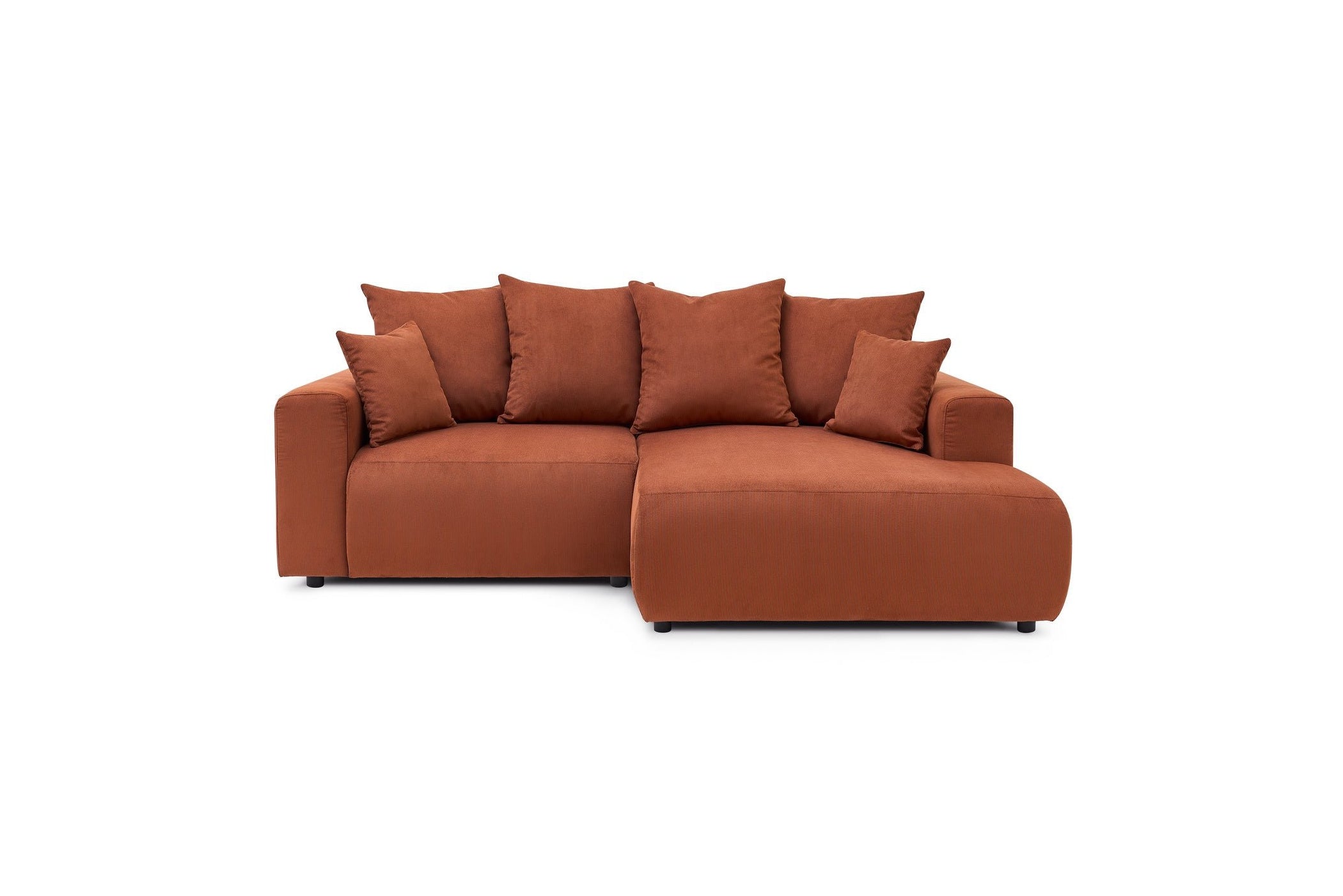 Fixed corner sofa ENJOY Corduroy - Right angle - BOBOCHIC -The Bradery