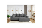 Fixed corner sofa ENJOY Corduroy - Right angle - BOBOCHIC -The Bradery
