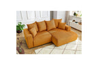ENJOY fixed corner sofa in corduroy - Right-hand corner - BOBOCHIC - The Bradery
