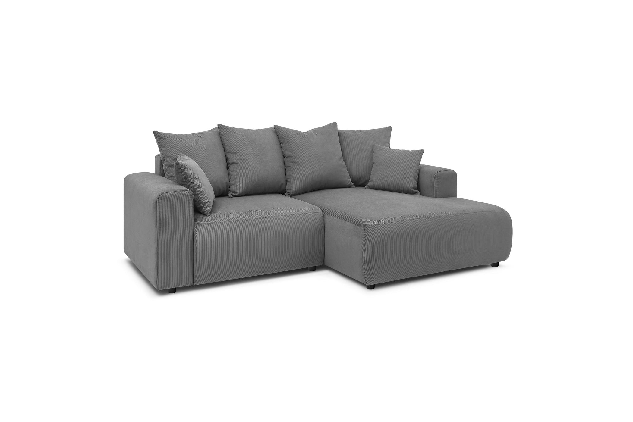 Fixed corner sofa ENJOY Corduroy - Right angle - BOBOCHIC -The Bradery
