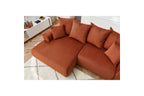 ENJOY fixed corner sofa in corduroy - Left-hand corner - BOBOCHIC - The Bradery