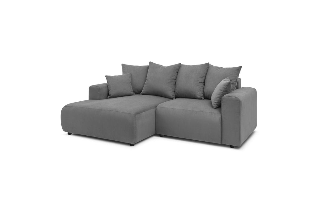 ENJOY fixed corner sofa in corduroy - Left-hand corner - BOBOCHIC - The Bradery