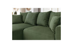 ENJOY fixed corner sofa in corduroy - Left-hand corner - BOBOCHIC - The Bradery