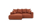 ENJOY fixed corner sofa in corduroy - Left-hand corner - BOBOCHIC - The Bradery
